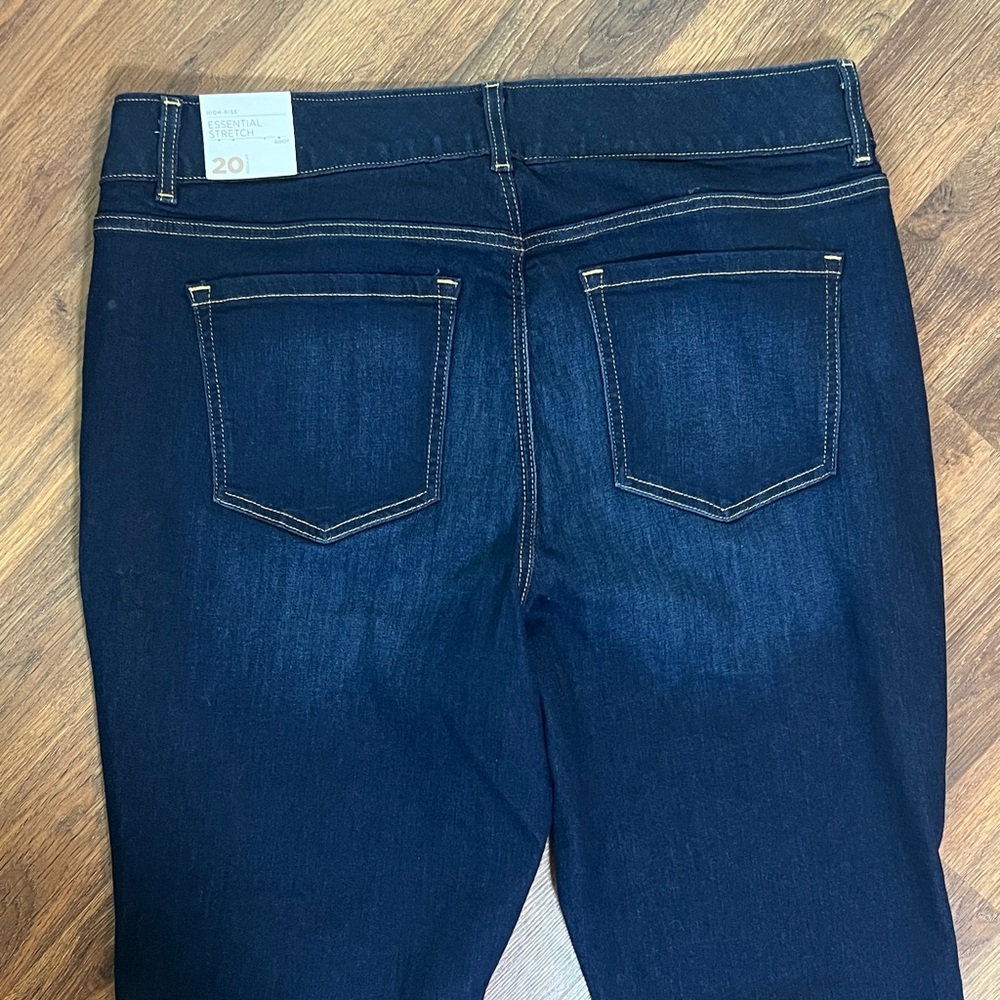 Lane Bryant Dark Blue Flare Jeans - Picture 11 of 11